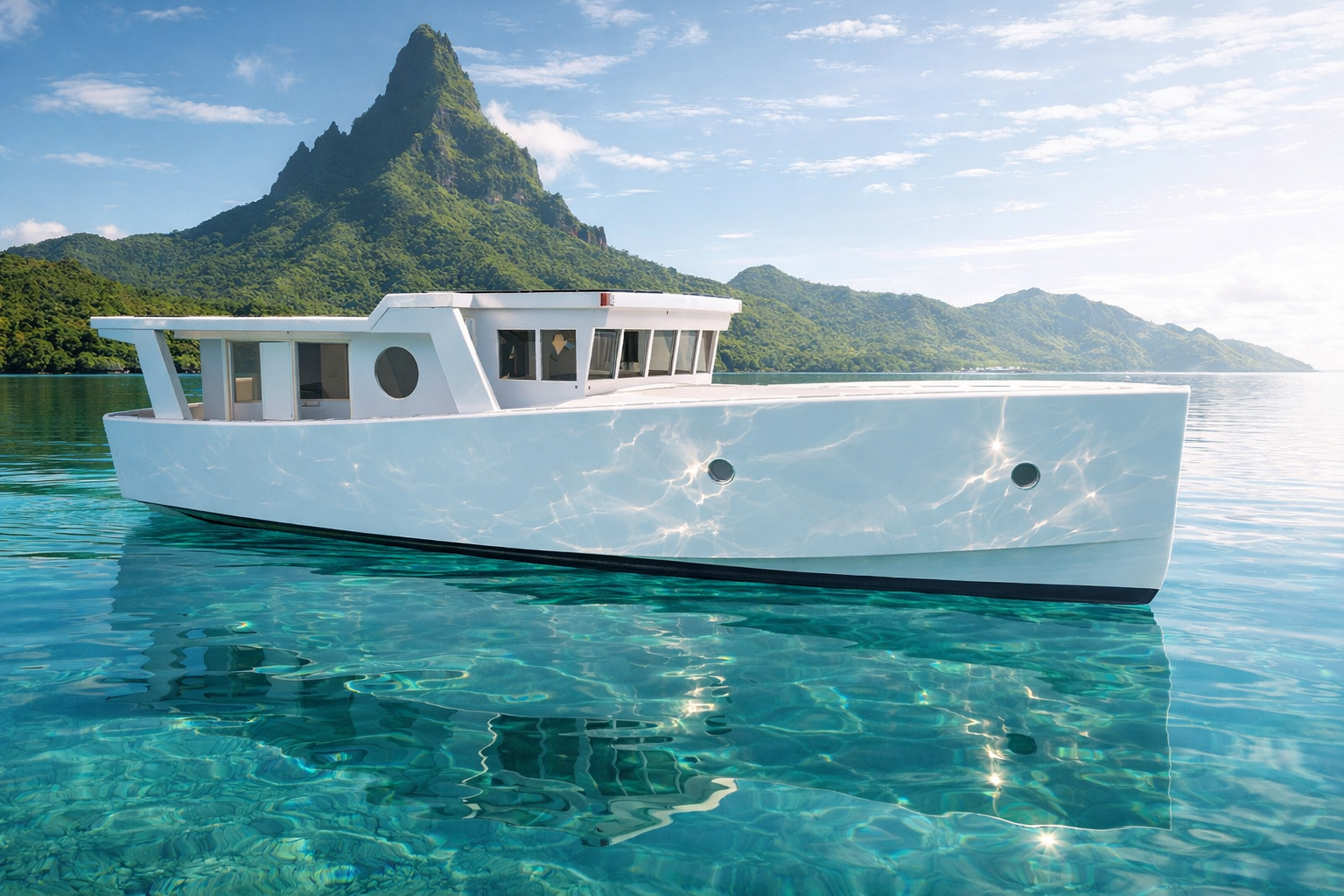 Nine Knots Marine underway