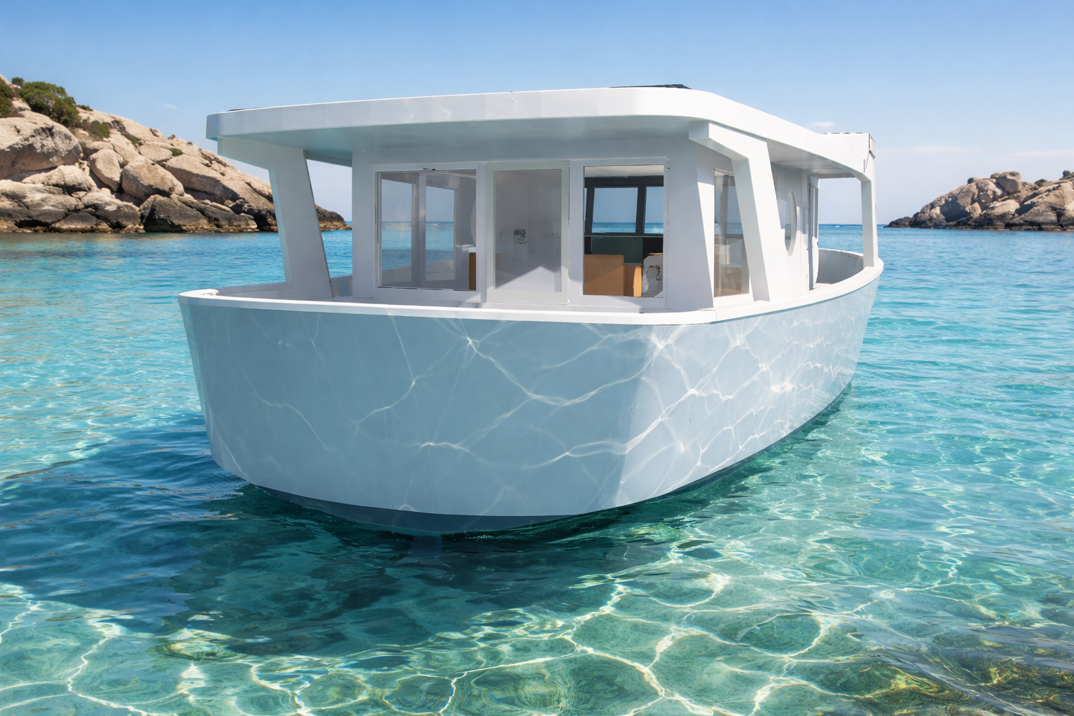 At anchor, Corsica